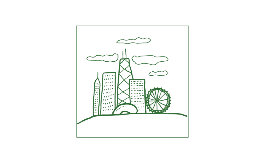 Gardenista Chicago Illustration